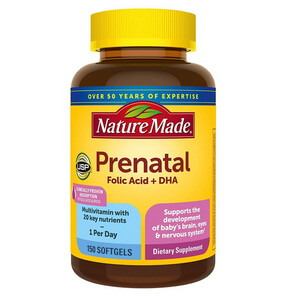 Vitamin tổng hợp cho bà bầu Nature Made Prenatal Folic