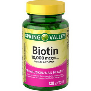 Viên Uống Mọc Tóc Dưỡng Móng Da Spring Valley Bitotin 120