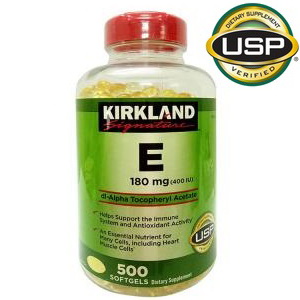 Viên uống bổ sung Vitamin E 400 IU Kirkland Signature 500v